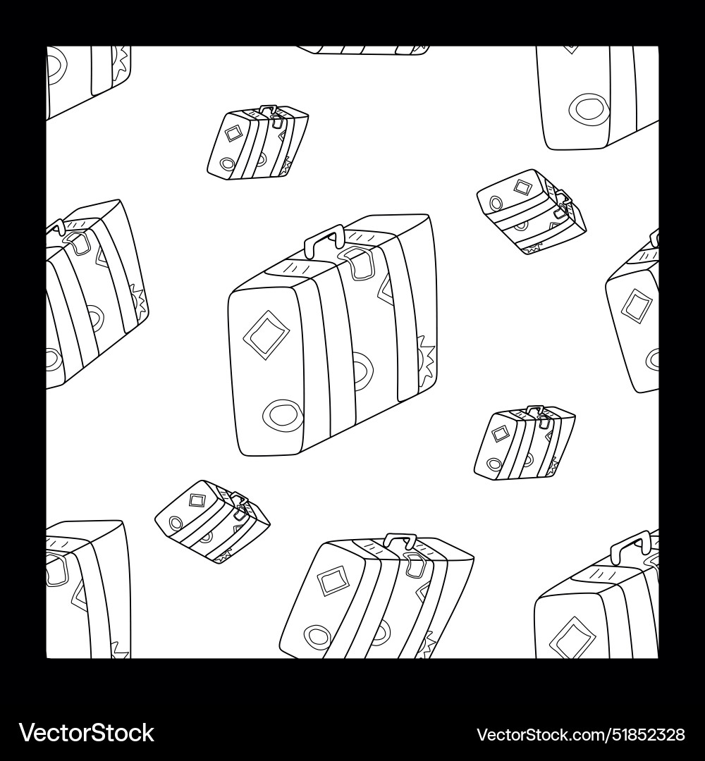 Seamless pattern travel or business trip Seamless pattern travel or business trip vector image