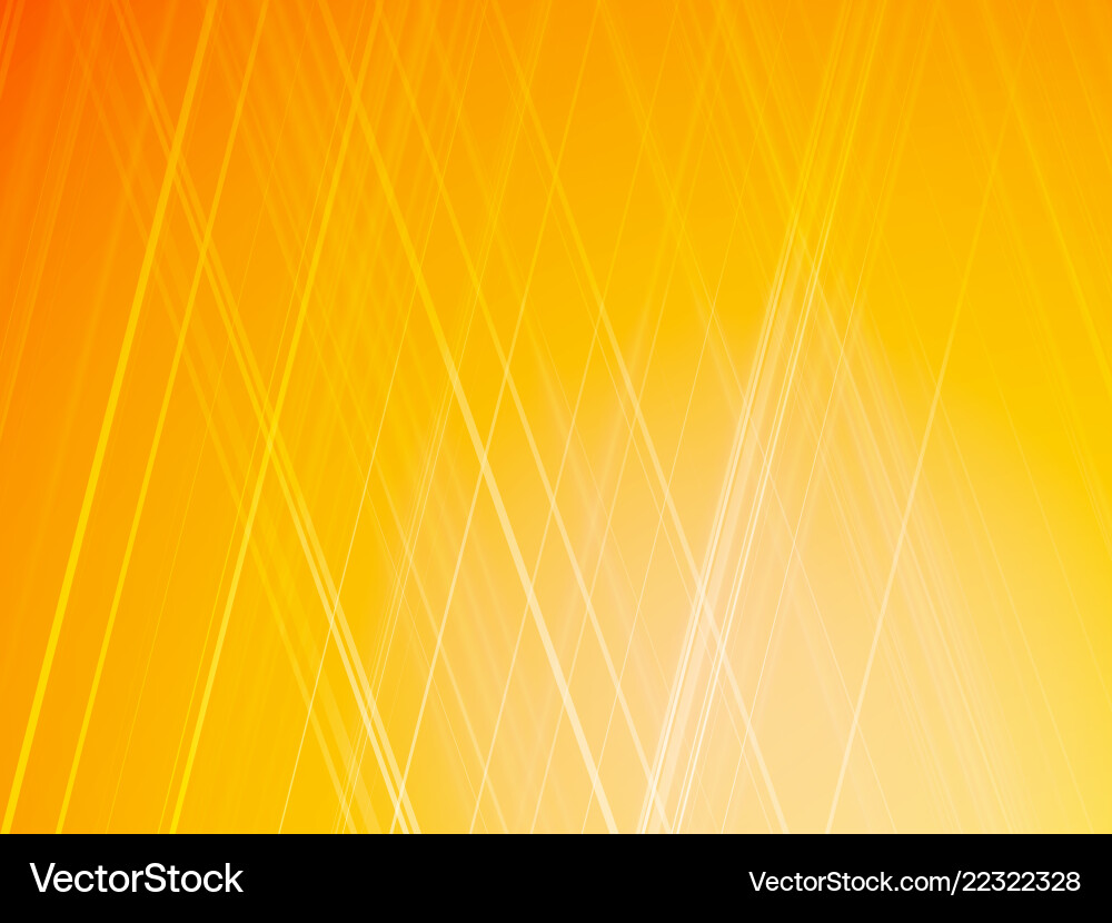 Yellow background with rays vector image