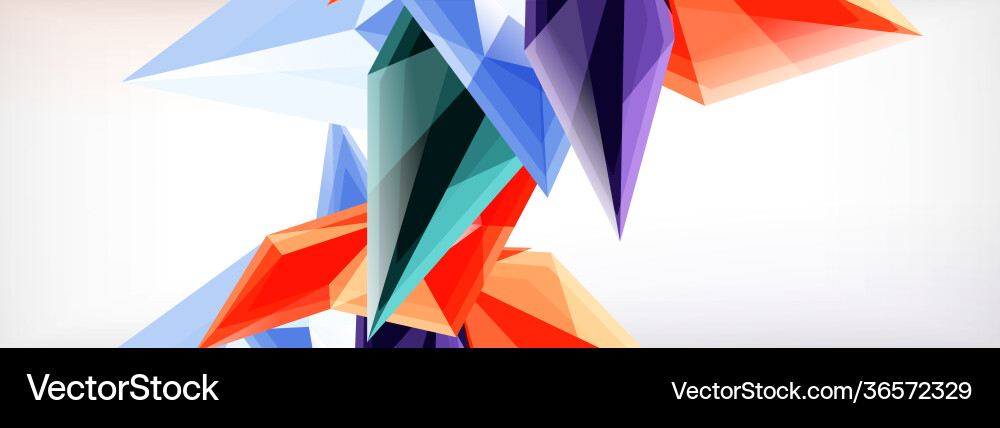 3d triangles and pyramids abstract 3d triangles and pyramids abstract vector image