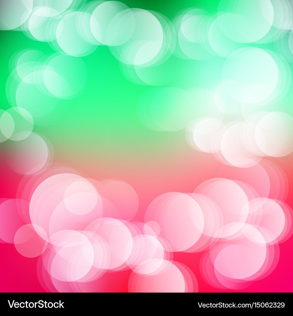 Abstract defocused bokeh lights background Vector Image