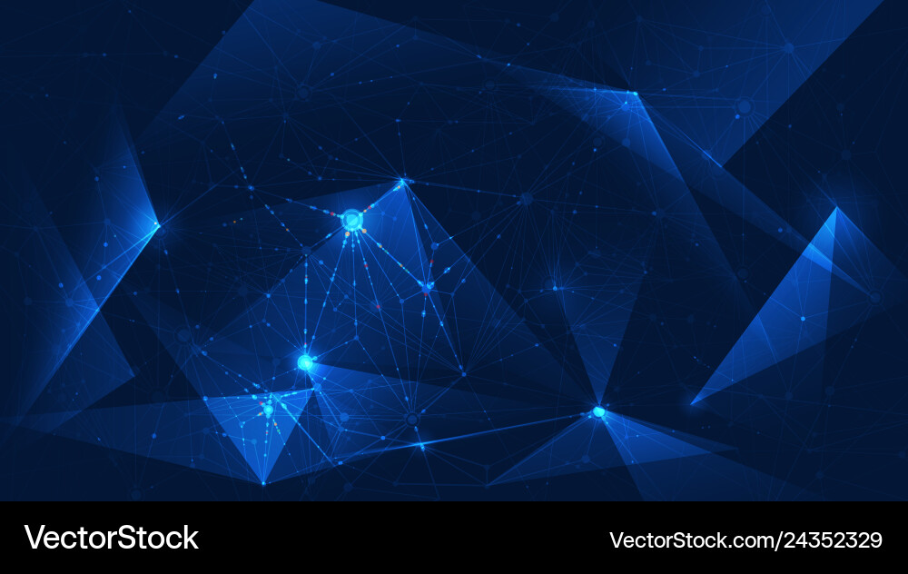 Abstract internet network connection design Vector Image