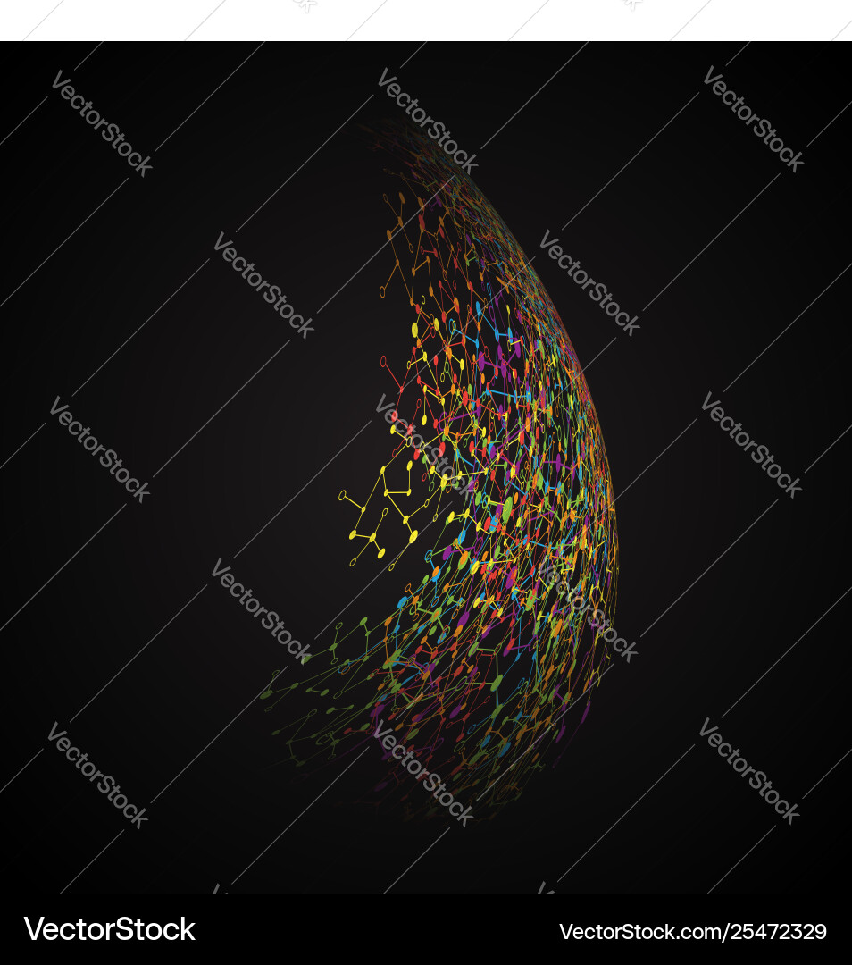 Abstract polygonal background with connected dots Abstract polygonal background with connected dots vector image