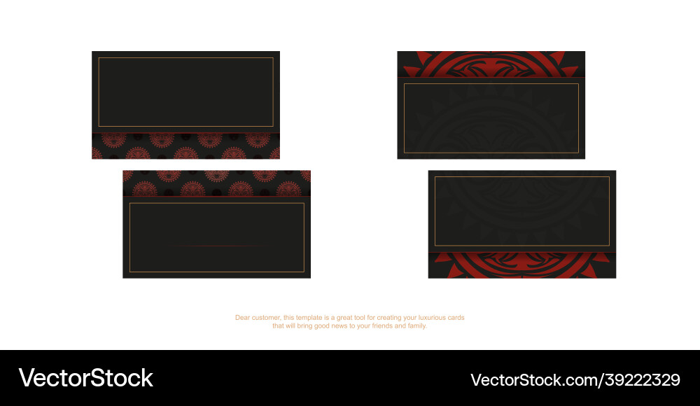 An invitation template with a place for your text Vector Image
