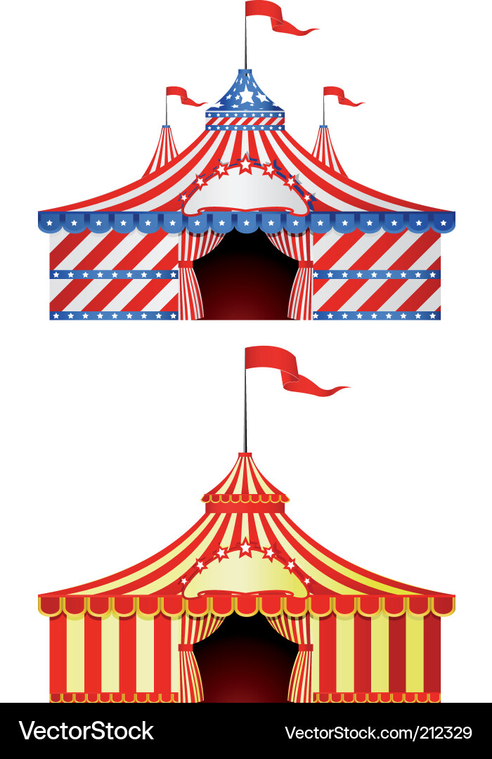 Circus Tent Royalty Free Vector Image - VectorStock