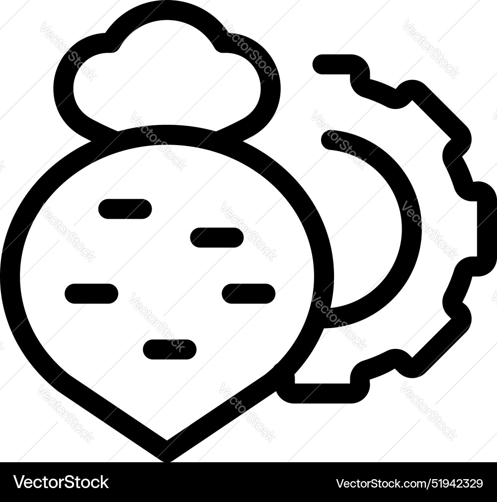 Cloud computing server processing data with gear Cloud computing server processing data with gear Vector Image