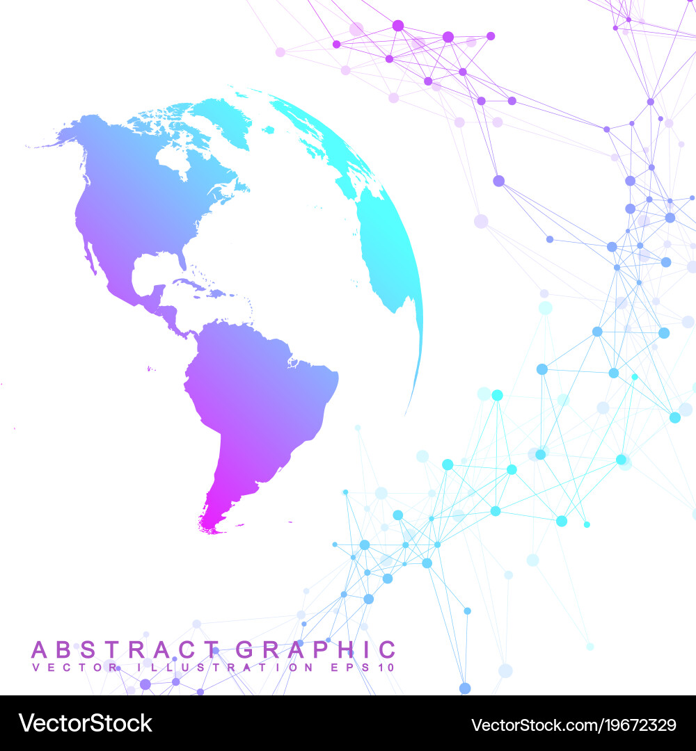 Global Network Connection vector image