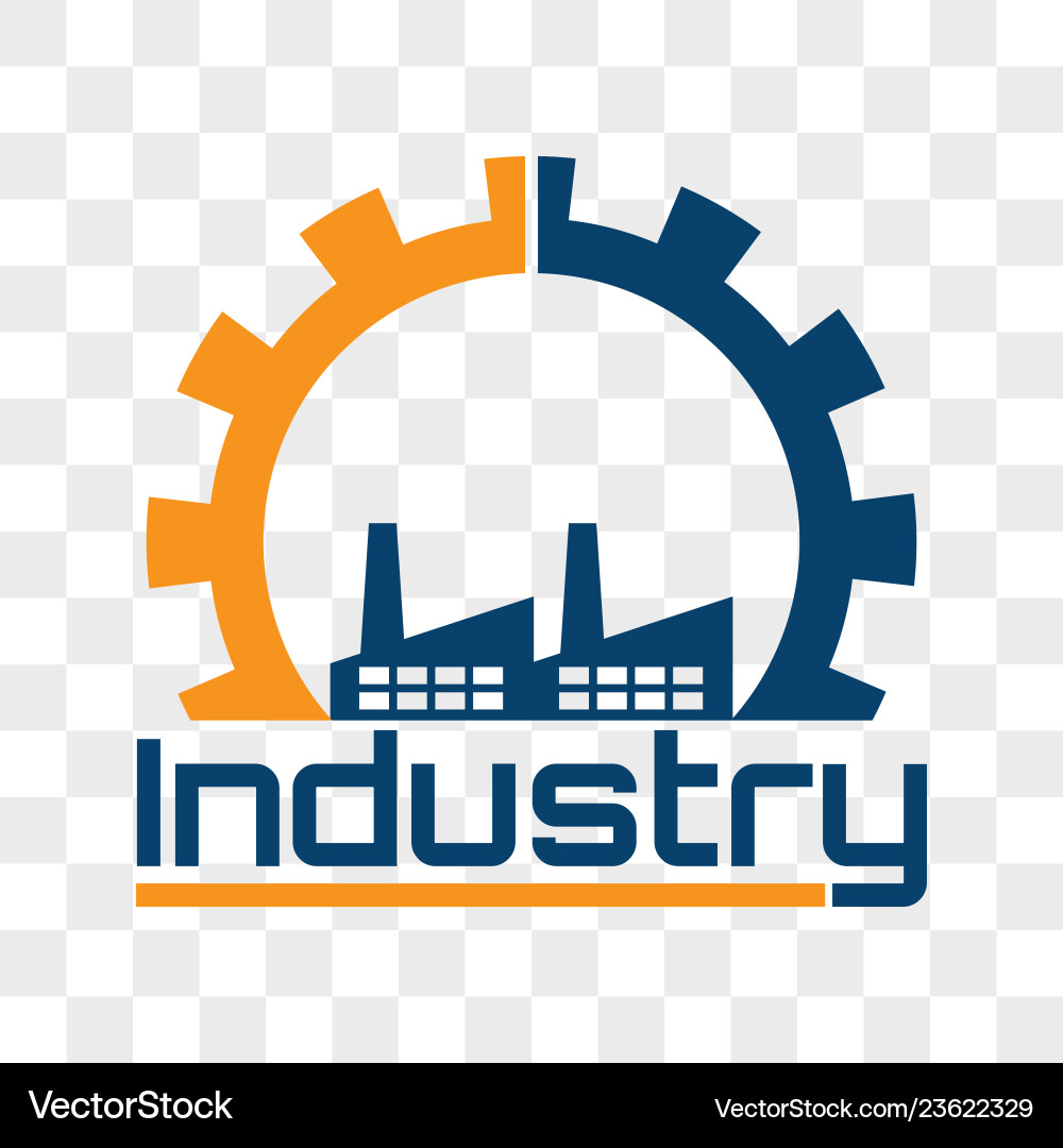 Industrial Technology Logo – Royalty-Free Vector | VectorStock, image size:1000x1080