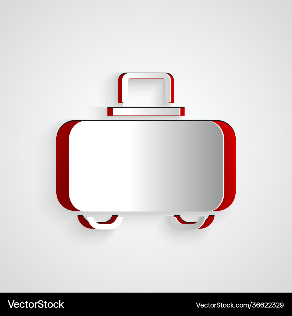 Paper cut weapon case for storing and transporting Vector Image