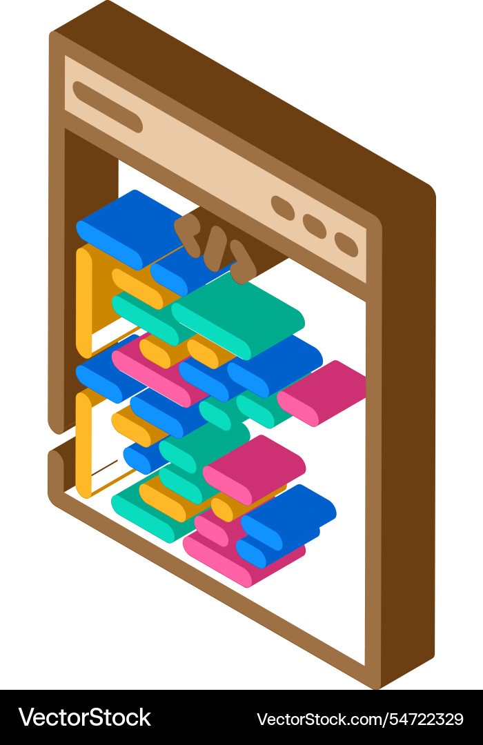 Software-Programmierungscode isometric icon Software-Programmierungscode isometric icon Vektorbild