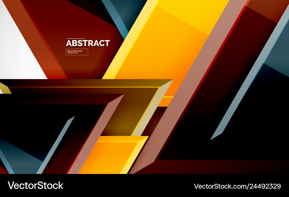 Triangular low poly background design Triangular low poly background design vector image