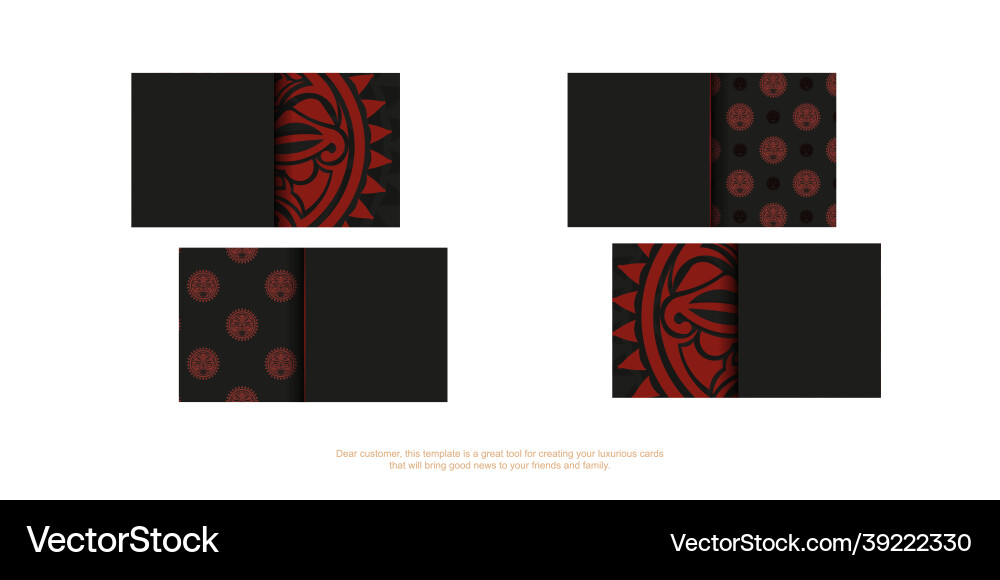 An invitation template with a place for your text An invitation template with a place for your text vector image