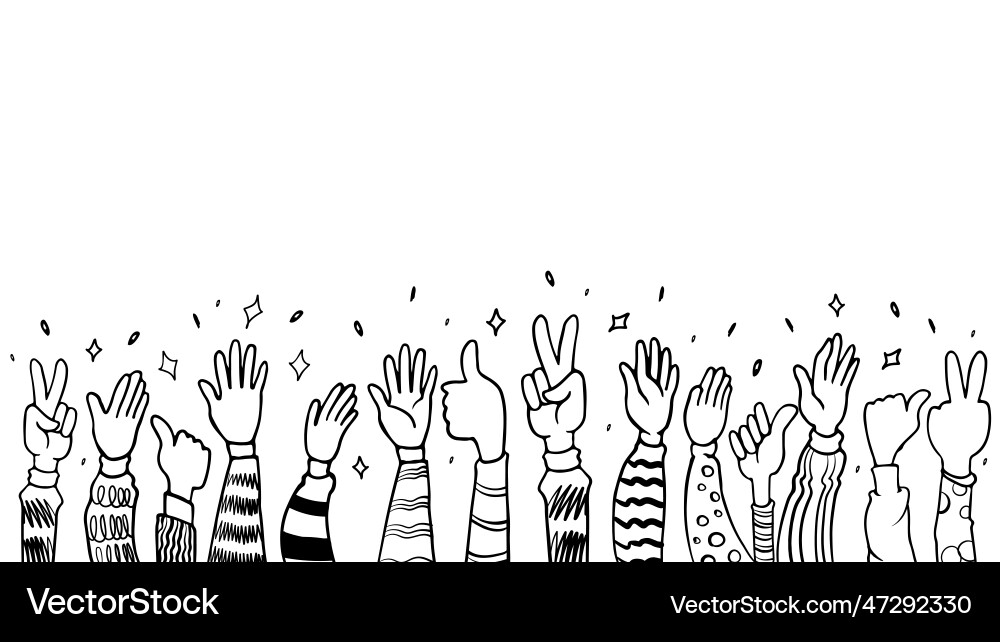 Clapping Hands - Applause Gesture vector image