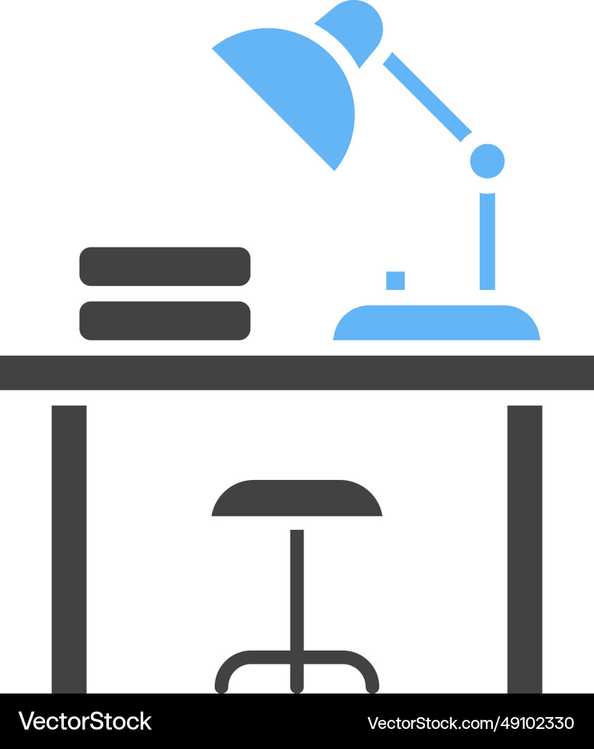 Desk lamp icon image Vector Image