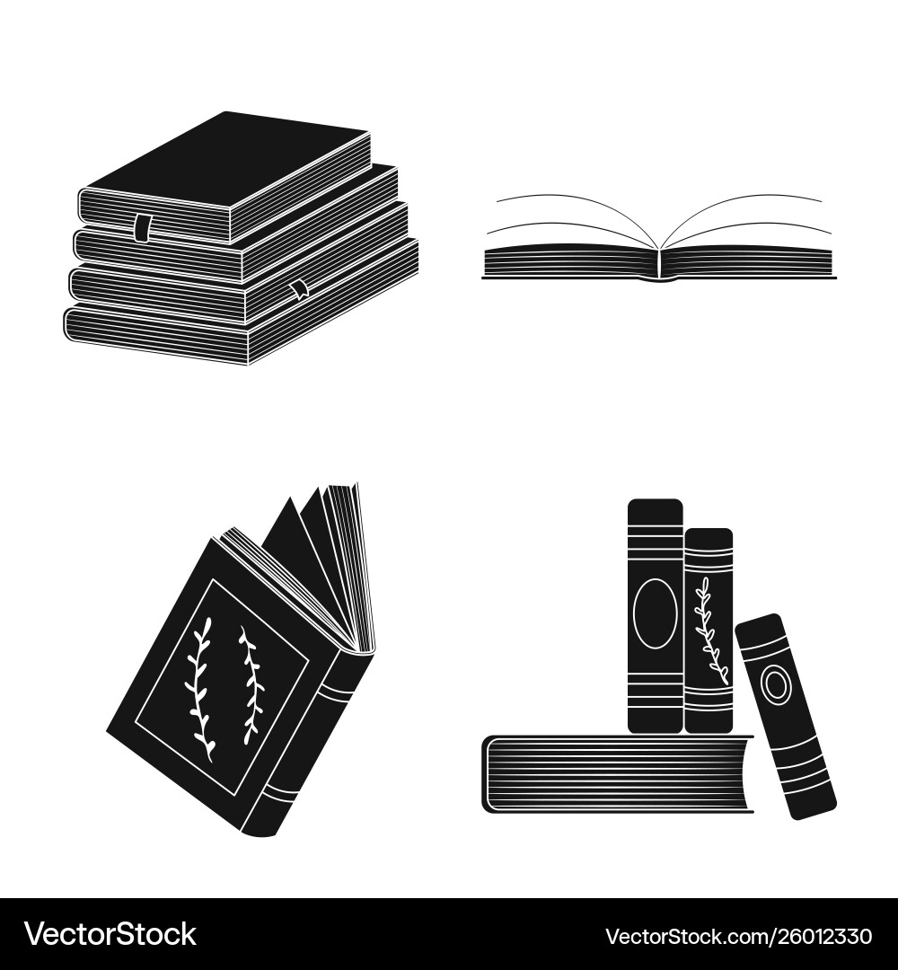 Isolated object of and information sign set Isolated object of and information sign set vector image