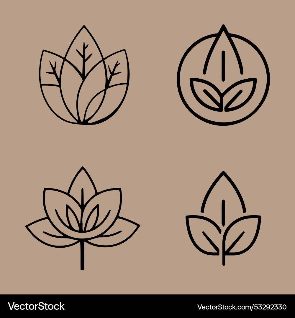 Leaf art Royalty Free Vector Image - VectorStock