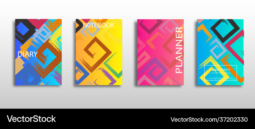 Minimal abstract cover notebook design Minimal abstract cover notebook design vector image