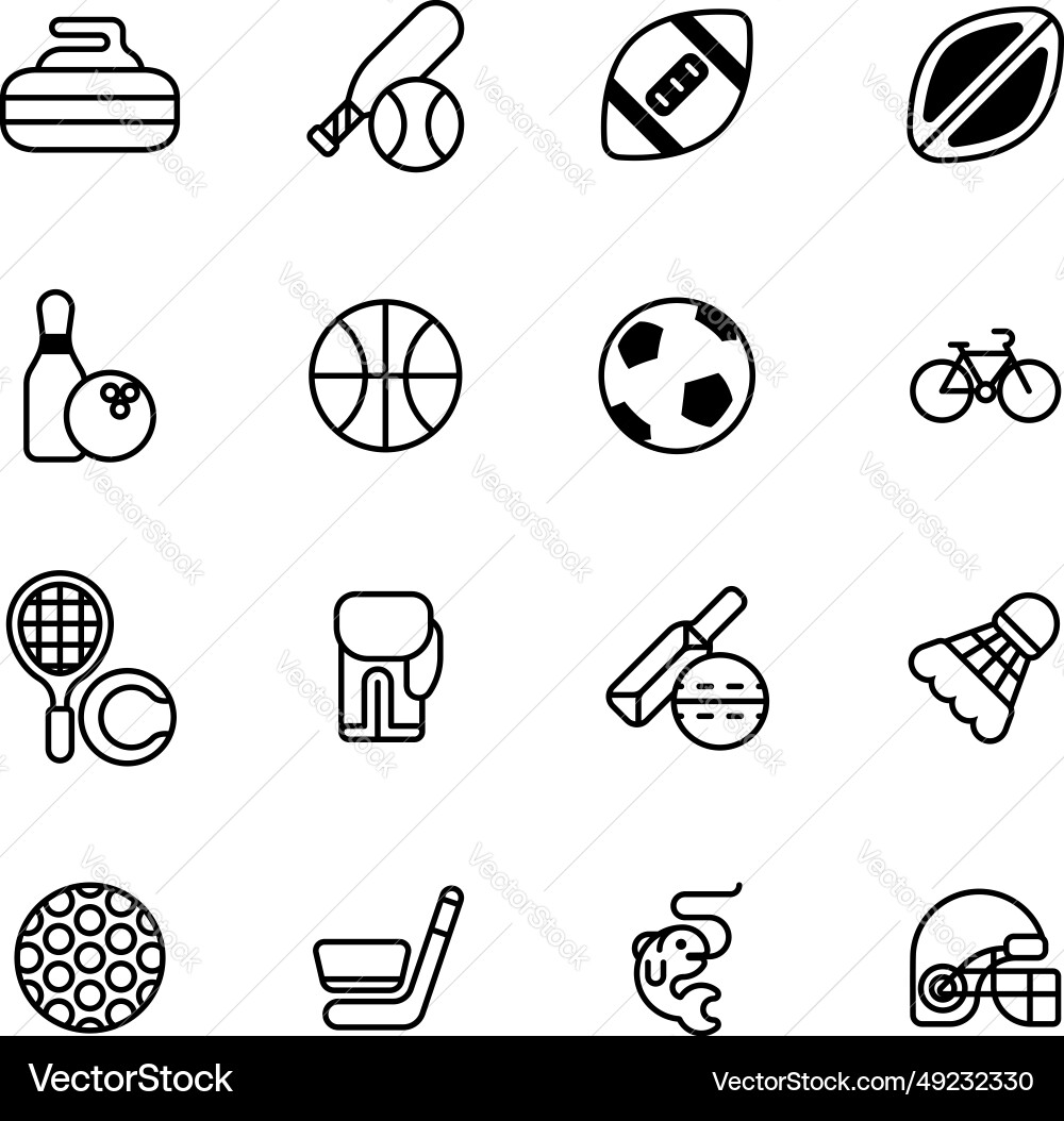 Sport Icons Set Sport Icons Set vektorbild