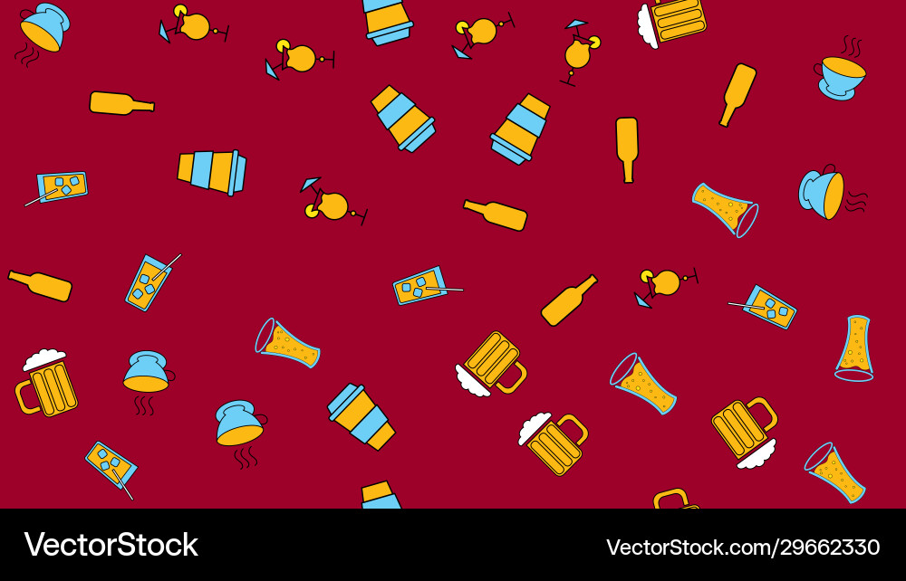 Texture seamless pattern from a set raivy vector image