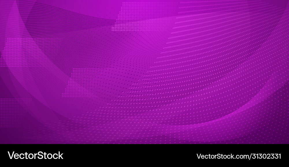 Abstract background halftone dots and curved Vector Image