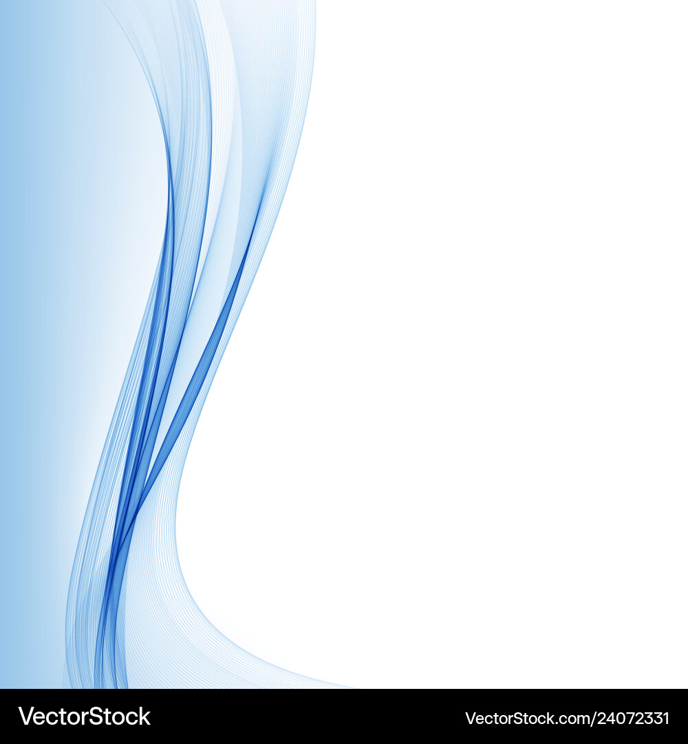 Abstract Blue Wave Background Vector Image