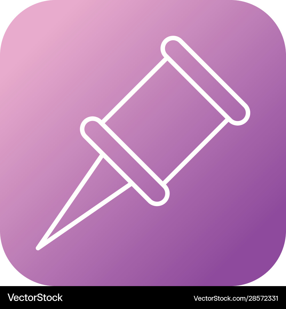Beautiful pointer line icon vector image
