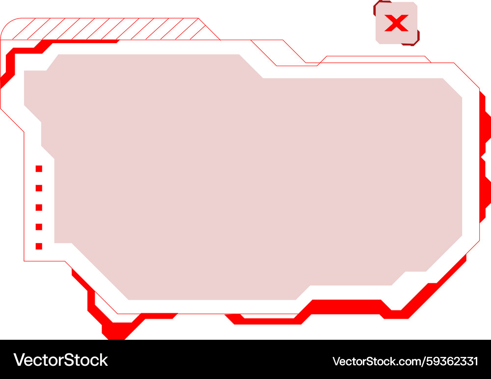 Cyberpunk HUD Interface – Free Vector | VectorStock