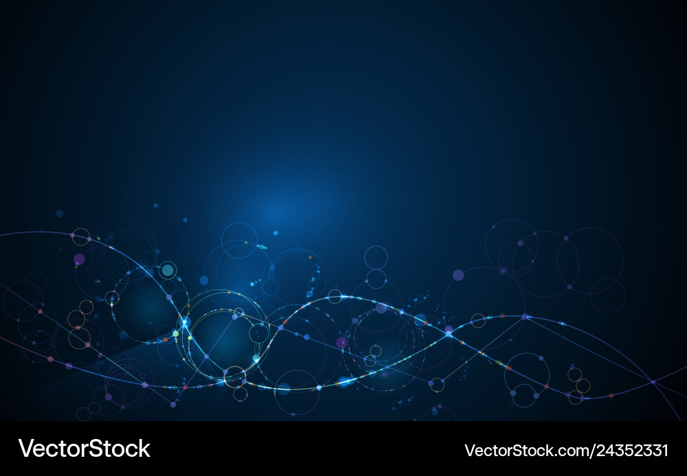 Design network communication technology Design network communication technology vector image