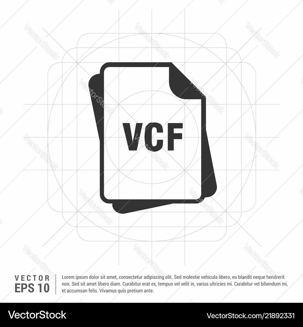 File format icon Vector Image
