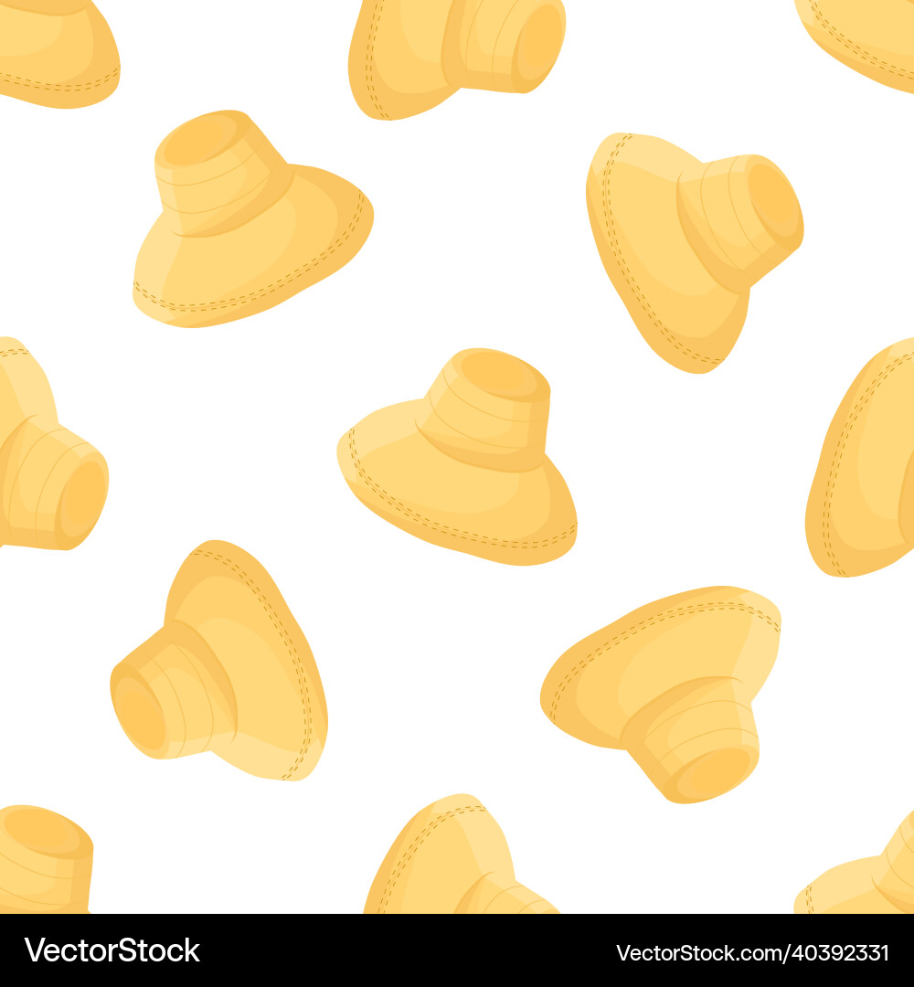 On theme colored pattern hats straw On theme colored pattern hats straw Vector Image
