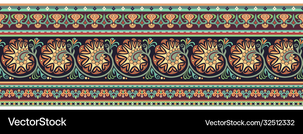Abstract stripe pattern ornamental background Vector Image