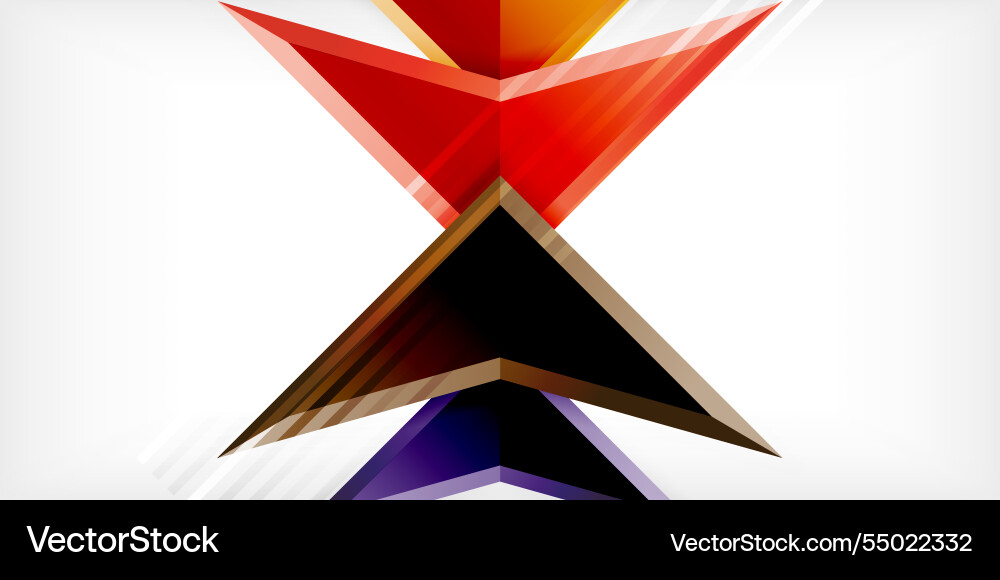 Arrows with 3d effect abstract background Arrows with 3d effect abstract background vector image
