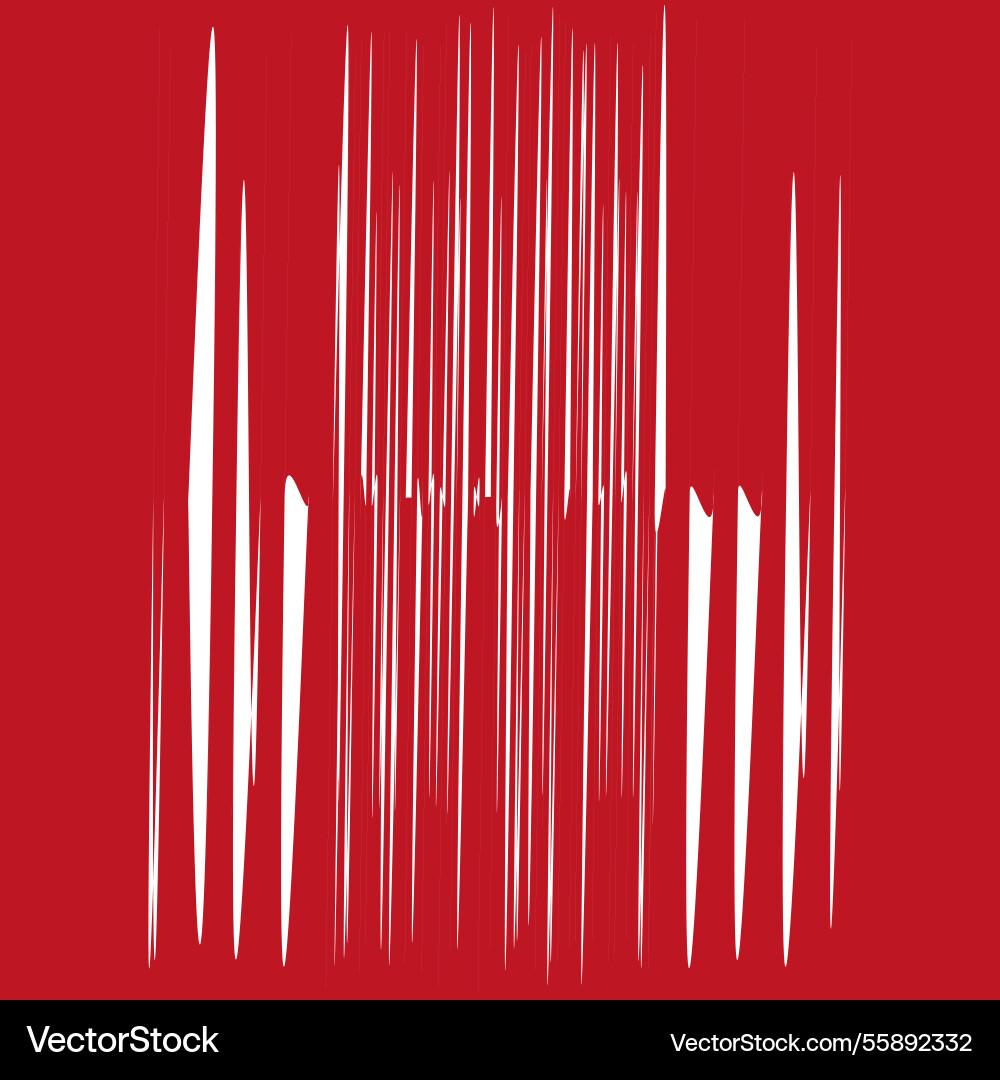 Dynamic red streaks abstract sharp lines bold Vector Image