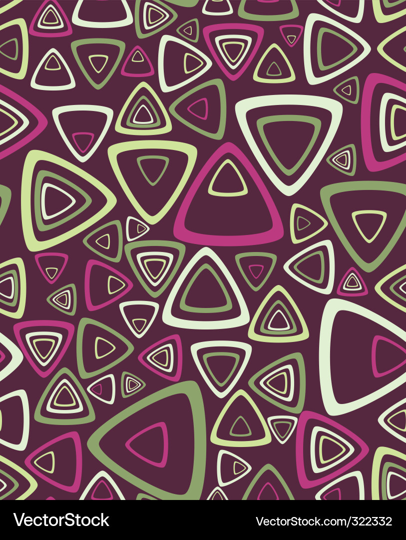 Geometric Triangle Pattern vector image