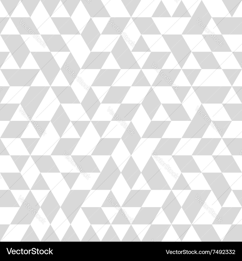 Light Grey Triangles Seamless Pattern vector image