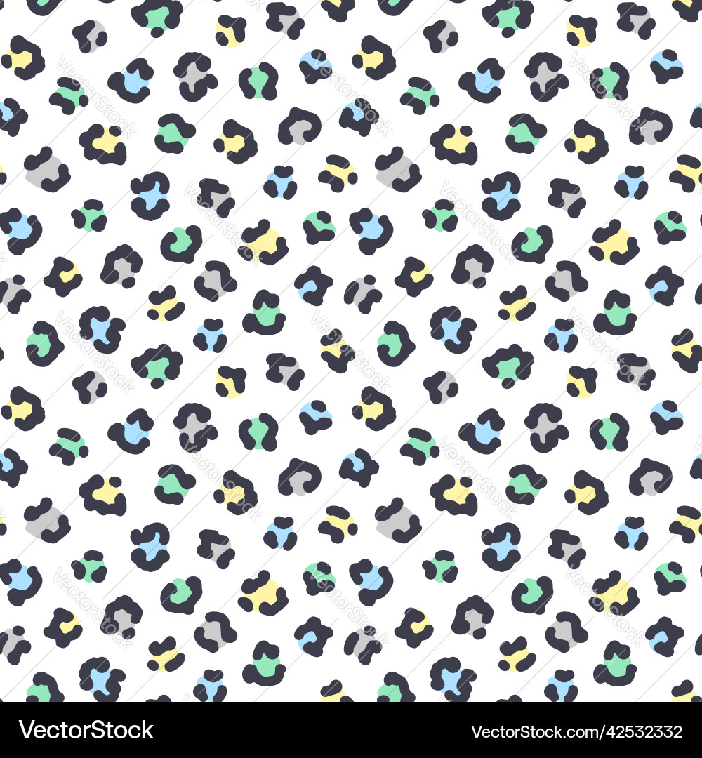 Seamless pattern with abstract spots Seamless pattern with abstract spots vector image