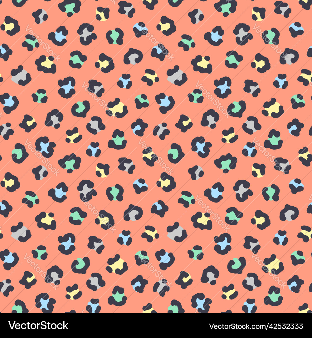 Abstract Spot Pattern Vector Image