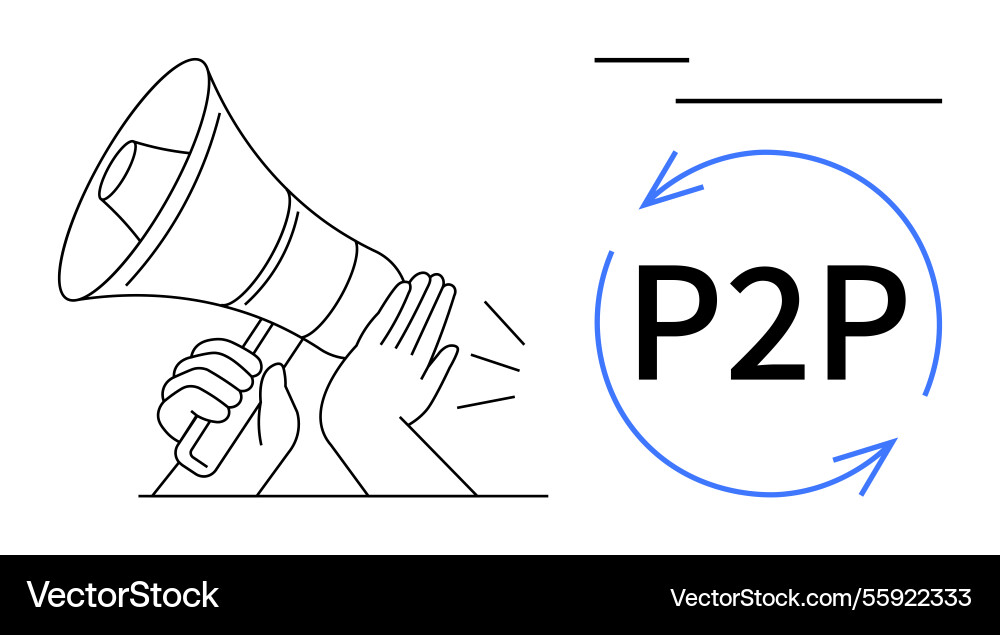 Amplifying peer-to-peer communication vector image