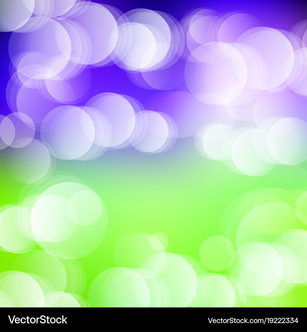 Abstract defocused bokeh lights background Vector Image