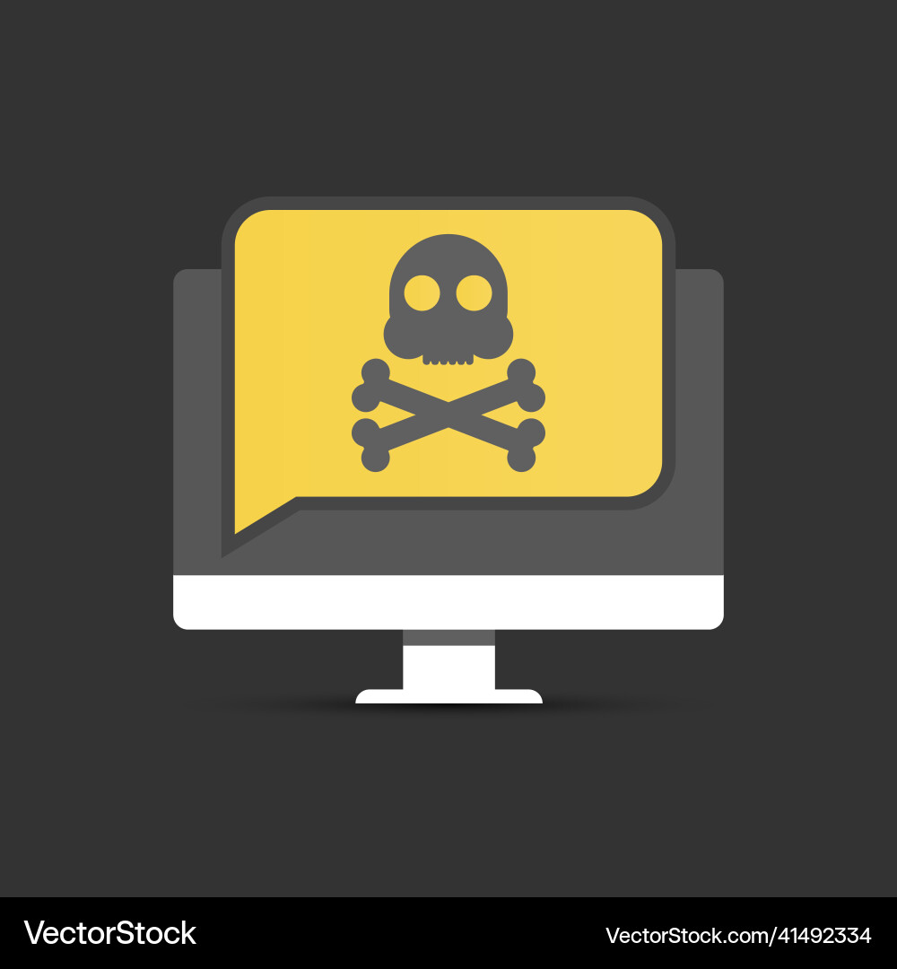Alert notification warning important message Vector Image