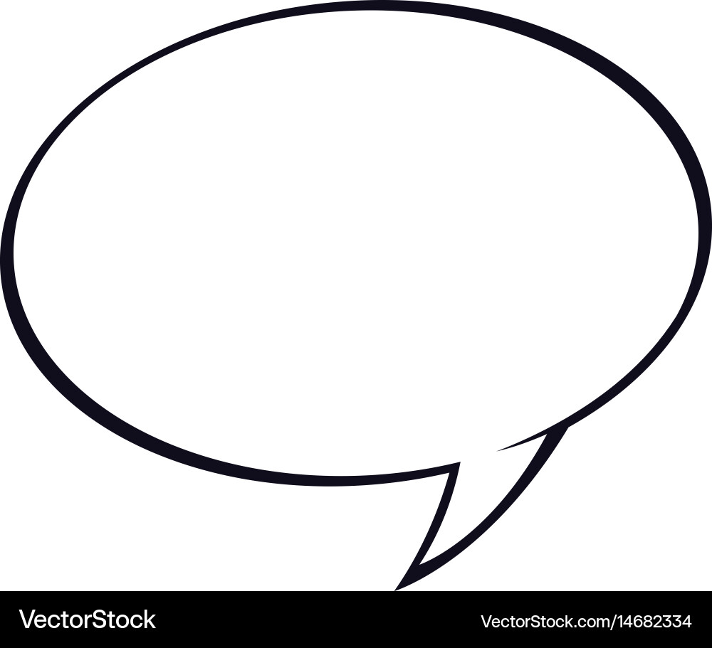 Bubble speech talk communication dialog vector image
