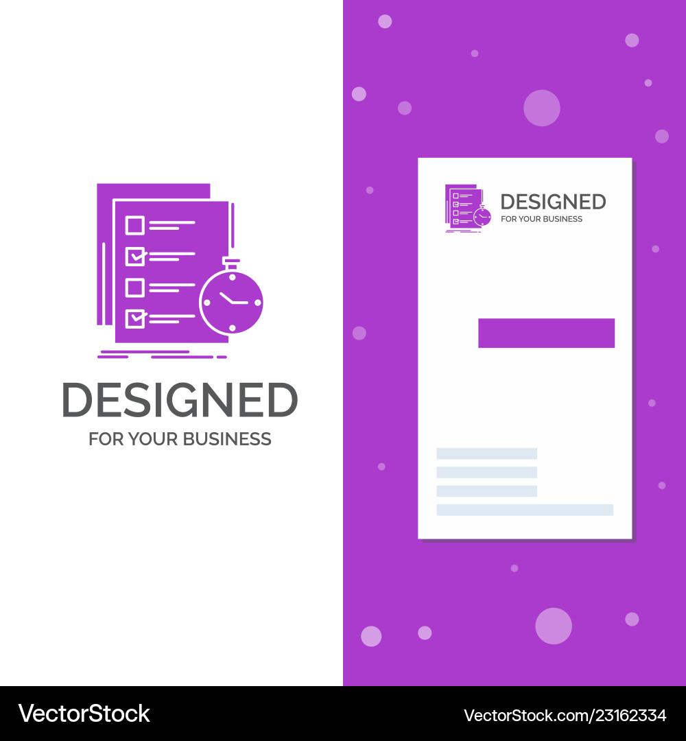 Business logo for todo task list check time Business logo for todo task list check time vector image