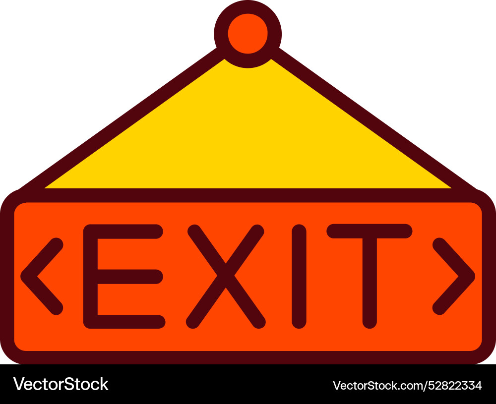 Exit icon design Vector Image