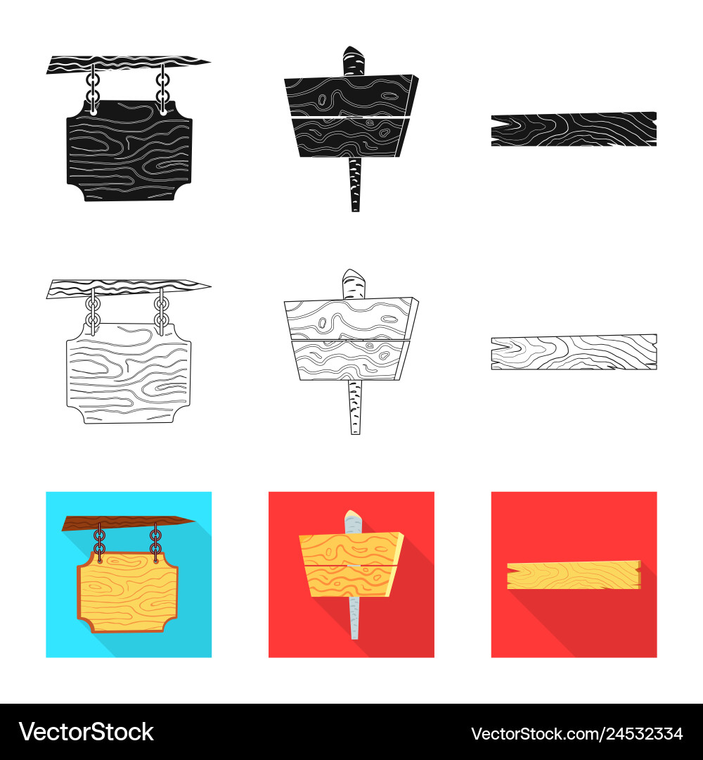 Isolated object of raw and forest symbol set Isolated object of raw and forest symbol set vector image