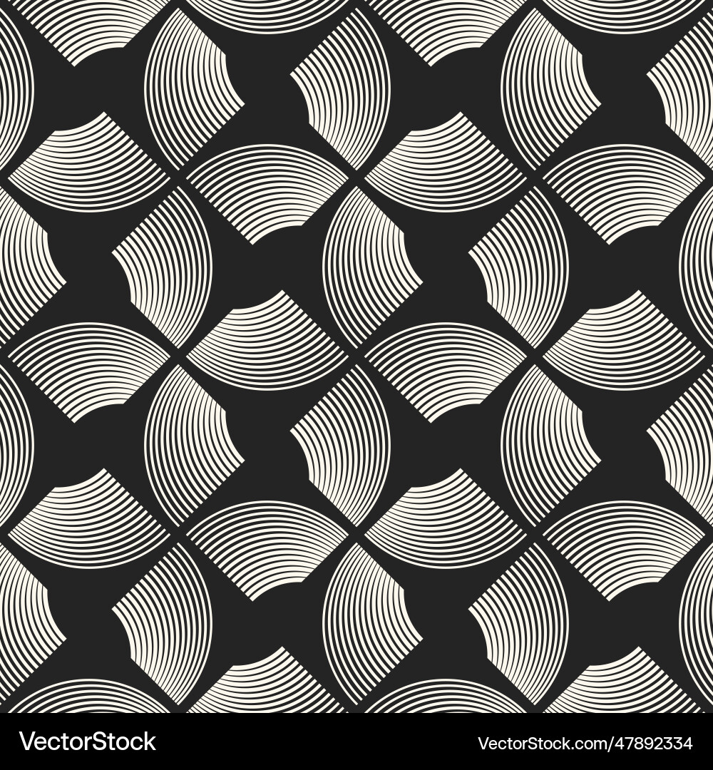 Monochrome variegated textured broken grid pattern Monochrome variegated textured broken grid pattern vector image