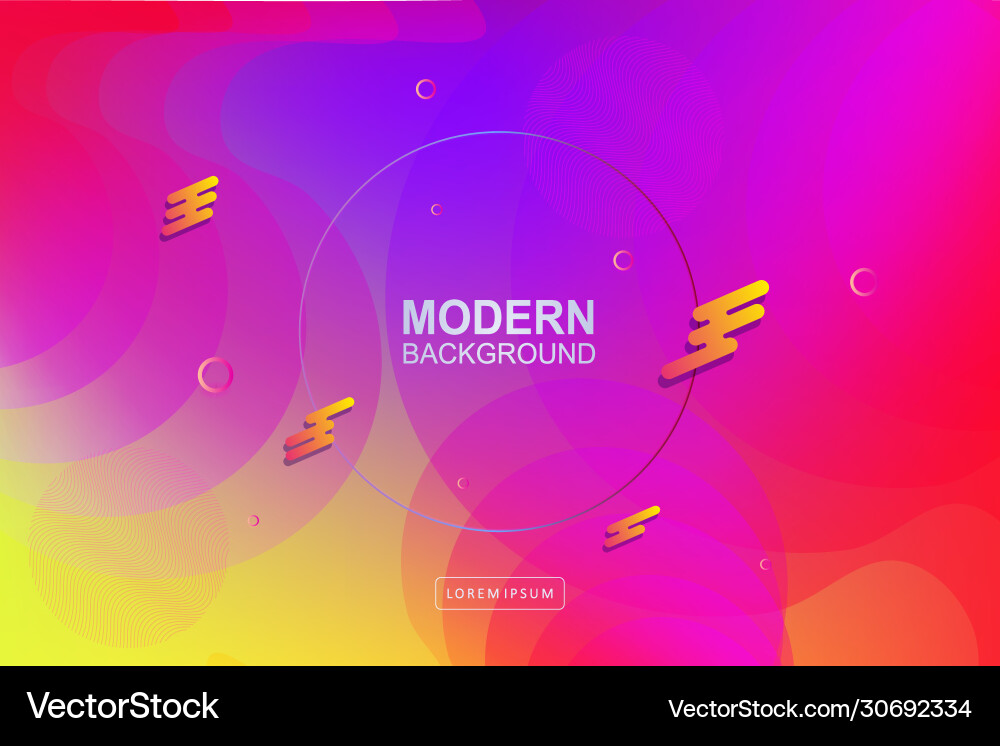Multicolor iridescent design with gradient Multicolor iridescent design with gradient vector image