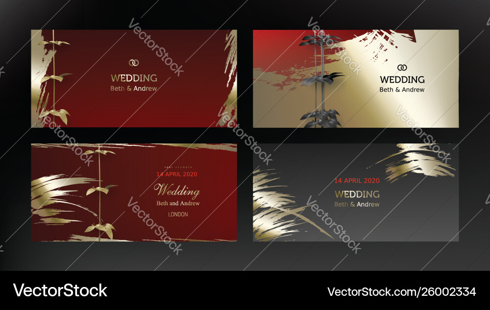 Tropical black and gold leaves on dark background Tropical black and gold leaves on dark background vector image