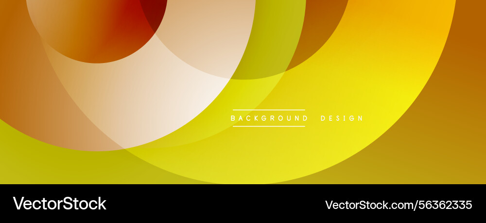 Abstract circles overlap creating warm color Abstract circles overlap creating warm color vector image