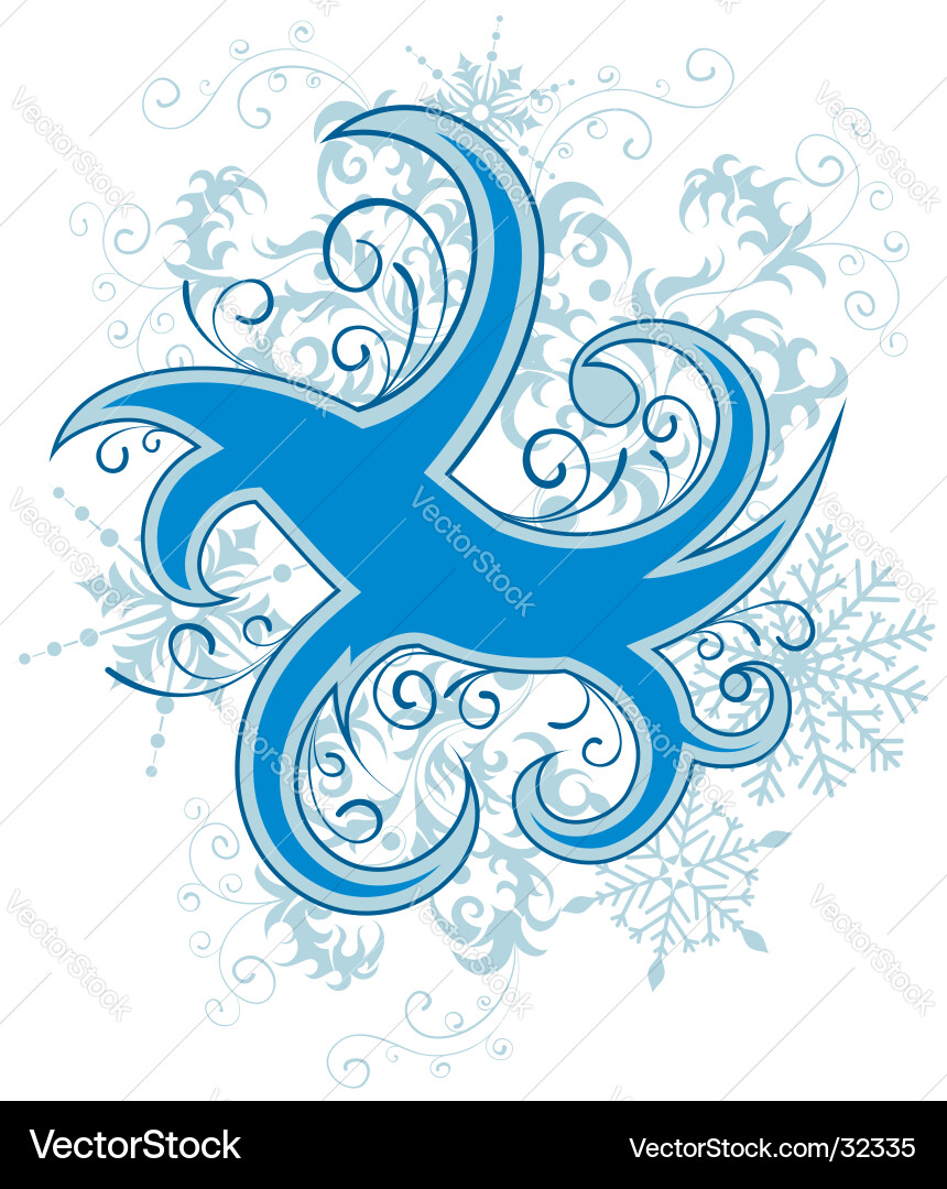 Background snow Royalty Free Vector Image - VectorStock