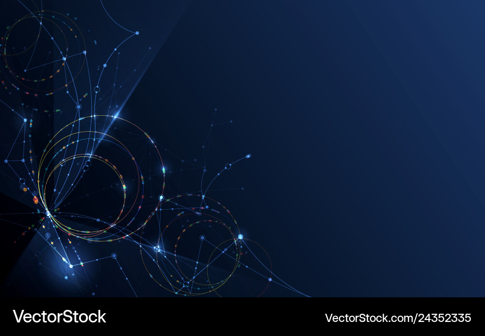 Design network communication technology Design network communication technology vector image