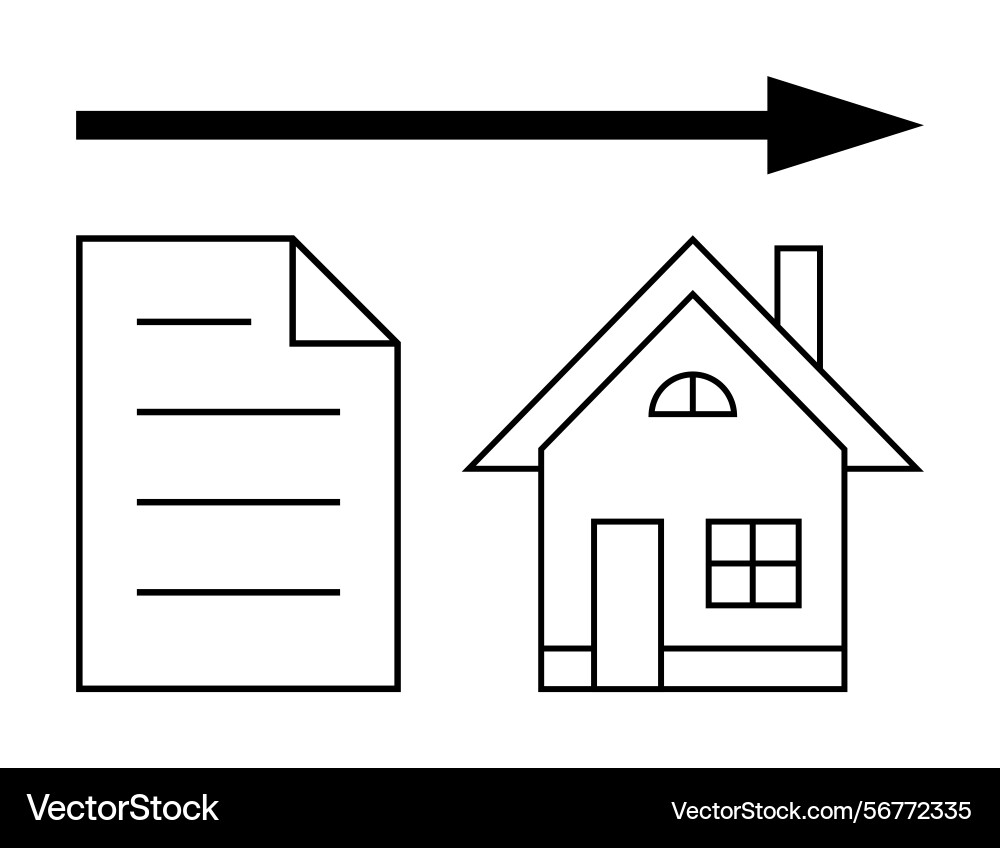 Document transfer process represented by file Document transfer process represented by file vector image